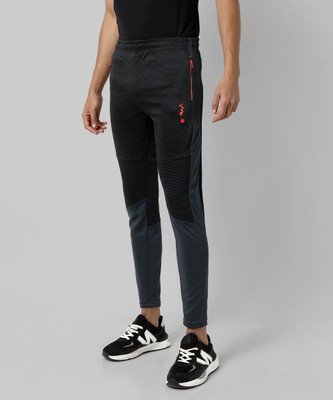 CAMPUS SUTRA Printed Men Black Track Pants