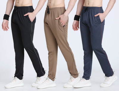 FANDOM Solid Men Multicolor Track Pants