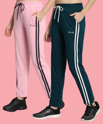 Christy World Solid Women Multicolor Track Pants