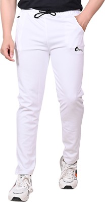 ANTRUE Self Design Men White Track Pants