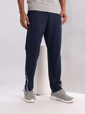 HRX by Hrithik Roshan Solid Men Blue Track Pants