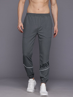 HRX by Hrithik Roshan Solid Men Grey Track Pants