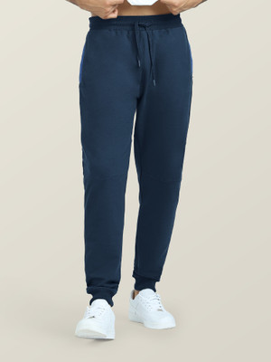 XYXX Solid Men Blue Track Pants