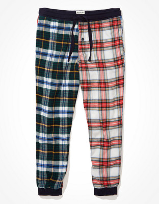 American Eagle Checkered Men Multicolor Track Pants