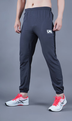 UVA Fashion Self Design Men Grey Track Pants
