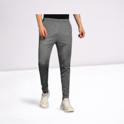 Qalm Brothers Solid Men Grey Track Pants