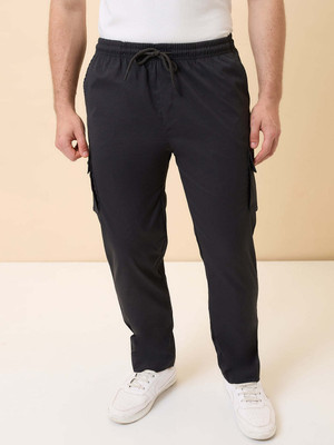Status Quo Solid Men Grey Track Pants