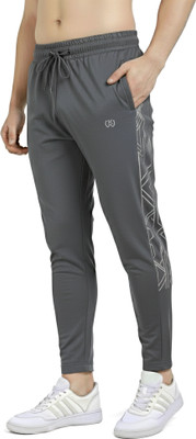 KWINGS Solid Men Grey Track Pants