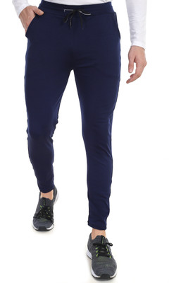 Toxic ADDICTION Self Design Men Blue Track Pants