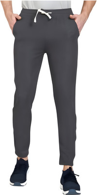 SuhaanGarments Solid Men Grey Track Pants