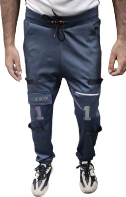 MindsArt Printed Men Grey Track Pants