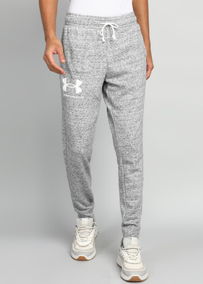 UNDER ARMOUR Self Design Men Grey Track Pants