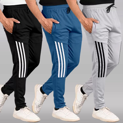 CLOWZED Striped Men Multicolor Track Pants