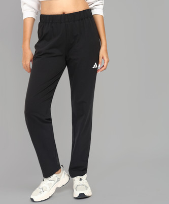 ADIDAS Solid Women Black Track Pants