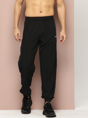 Turnfit Solid Men Black Track Pants