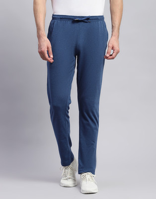 MONTE CARLO Solid Men Blue Track Pants