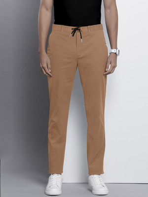 Aksha Garments Solid Men Brown Track Pants