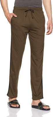 Stylcozy Solid Men Olive Track Pants
