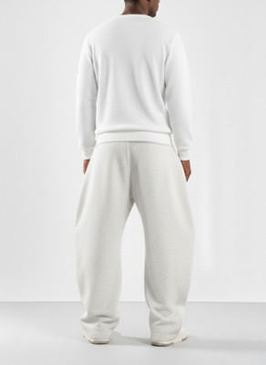 Dockstreet Striped Men White Track Pants