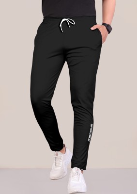 FTX Solid Men Black Track Pants