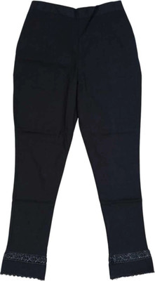 fits and fab Solid Women Blue Track Pants