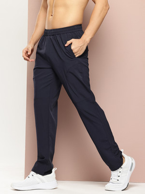 Turnfit Solid Men Dark Blue Track Pants