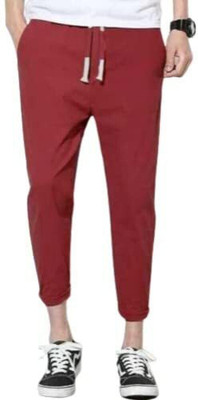Royal-E-Kashmir Solid Men Red Track Pants