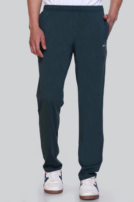 BILBURY Solid Men Green Track Pants