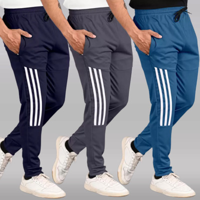 CLOWZED Striped Men Multicolor Track Pants