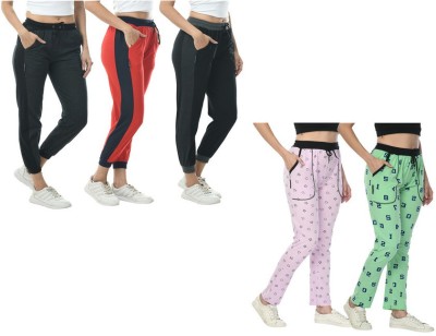 Indistar Printed Women Multicolor Track Pants