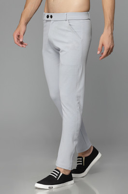 STYROVA Solid Men Grey Track Pants