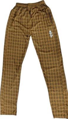 GSXMOL Checkered Men Beige Track Pants