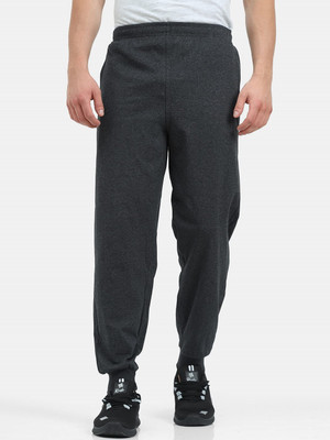 mahim Solid Men Black Track Pants