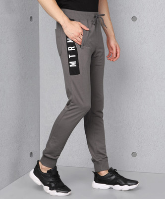 METRONAUT Solid Men Grey Track Pants