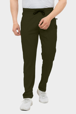 GEE 5 Solid Men Green Track Pants