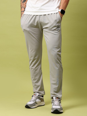 V-MART Solid Men Green Track Pants