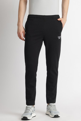 REEBOK Solid Men Black Track Pants
