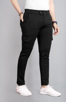 Vasan Solid Men Black Track Pants