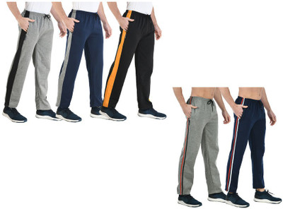 IndiWeaves Solid Men Multicolor Track Pants