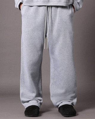 FLYNOFF Solid Men Silver Track Pants