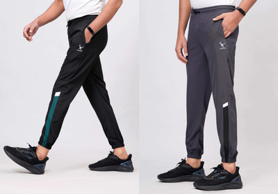 jorkk Solid Men Multicolor Track Pants