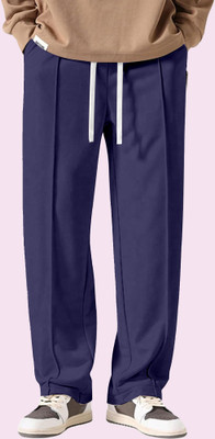 METRONAUT Solid Women Dark Blue Track Pants