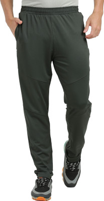 SYNCO Solid Men Olive Track Pants