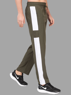 Pyro Spirit Colorblock Men Dark Green Track Pants