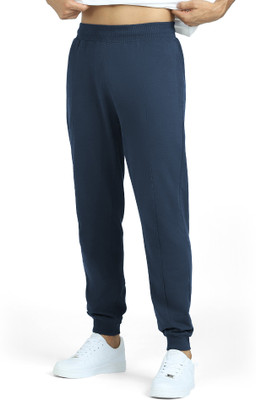 XYXX Solid Men Blue Track Pants