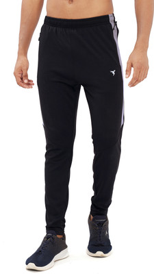 TECHNOSPORT Printed Men Black Track Pants