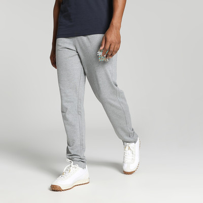 PUMA Solid Men Grey Track Pants