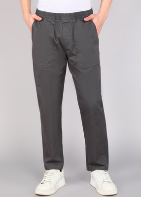 GAP Solid Men Black Track Pants
