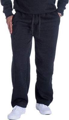 Dockstreet Solid Men Black Track Pants