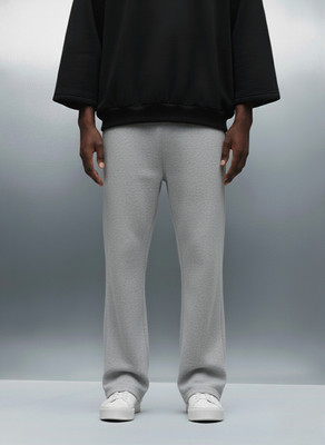 Dockstreet Striped Men Grey Track Pants